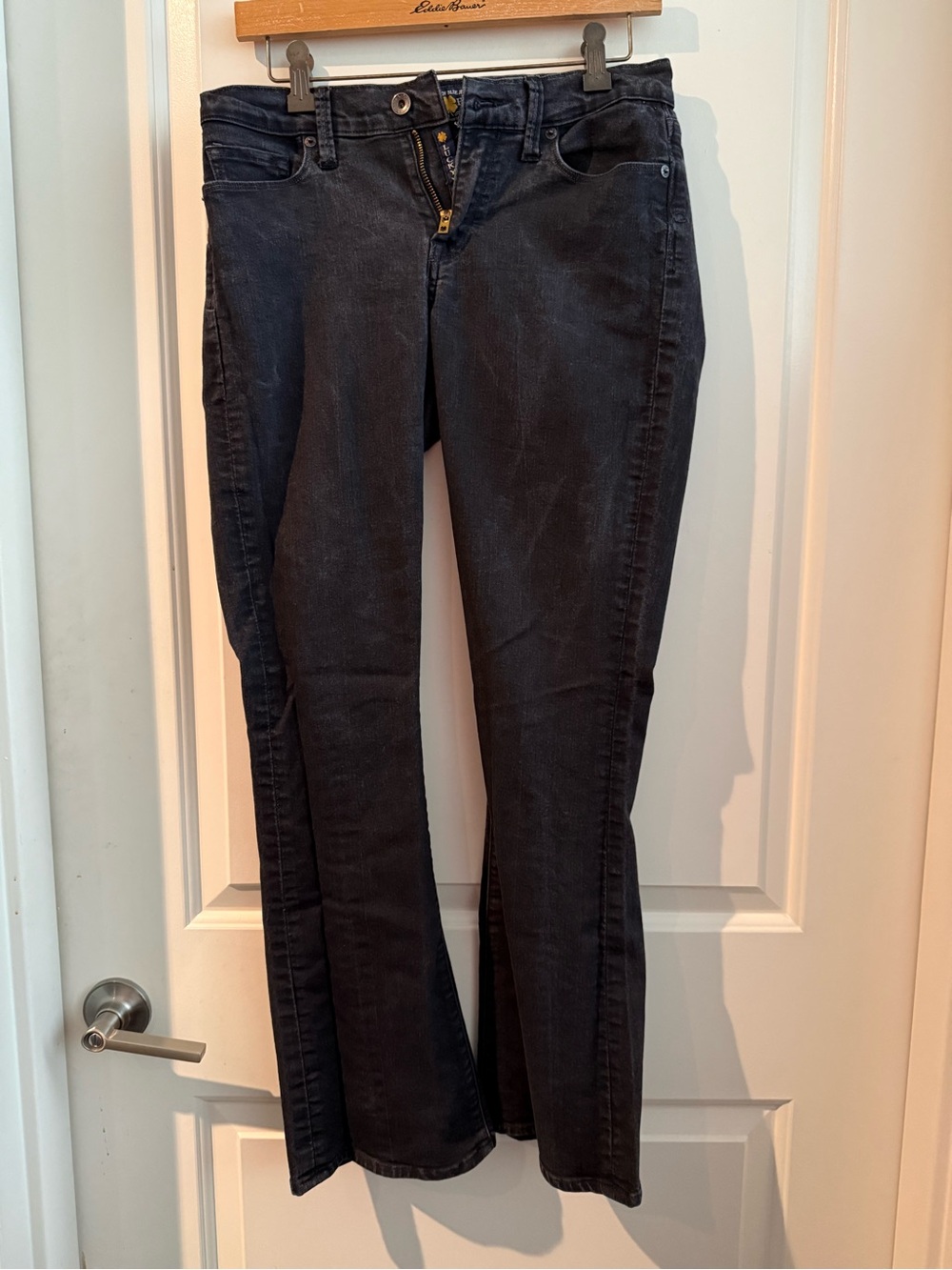 Lucky Brand Women's Dark Black Flare Jeans